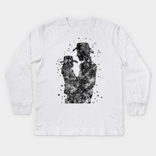 Father and daughter Kids Long Sleeve T-Shirt